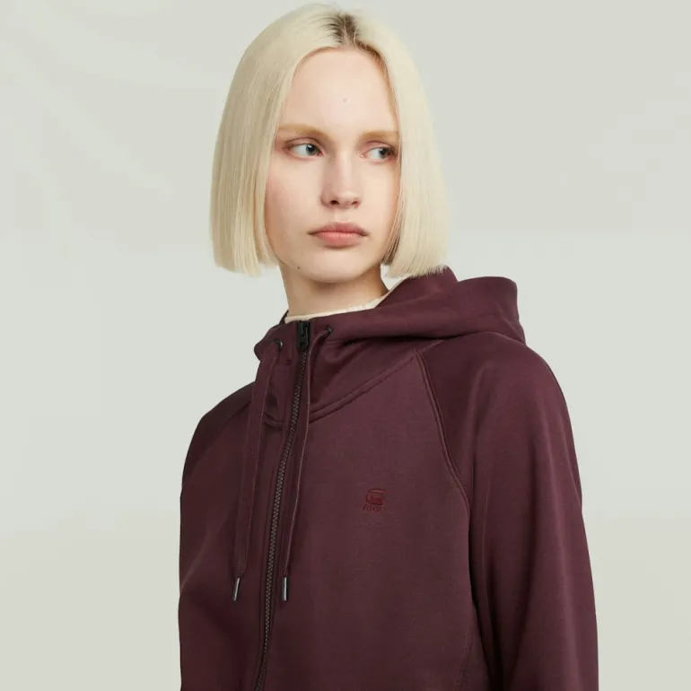 Premium core 2.1 hdd zip thru sw wmn maroon