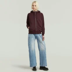 Premium core 2.1 hdd zip thru sw wmn maroon