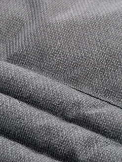Puffer-Jacke mit abnehmbarer Kapuze mid grey melange structure