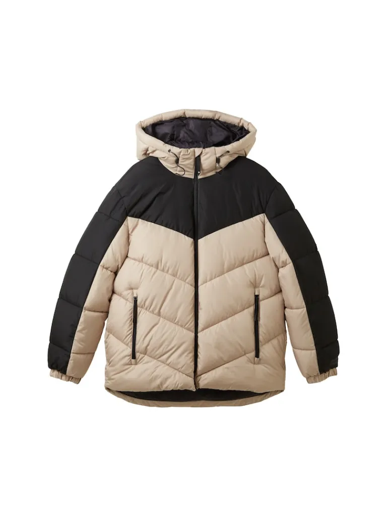 Pufferjacke mit recyceltem Polyester paving stone