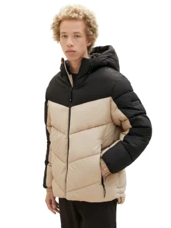 Pufferjacke mit recyceltem Polyester paving stone