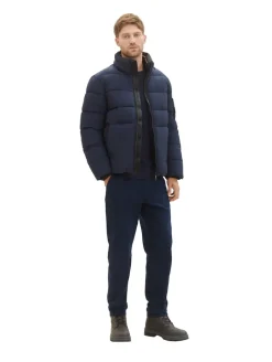 Pufferjacke mit versteckter Kapuze sky captain blue
