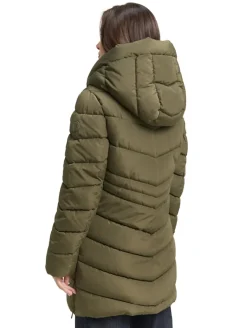 Puffer-Mantel im 2-in-1-Look jungle soil green