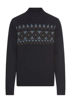 Pullover aus reiner Lammwolle dark navy