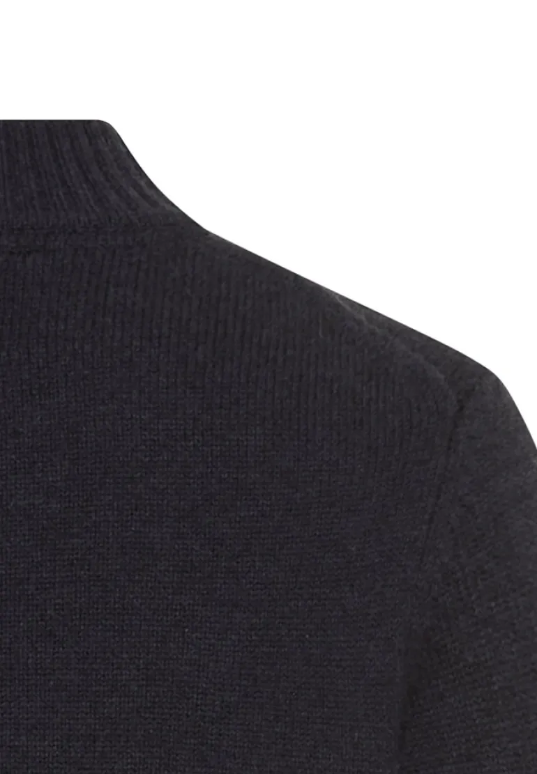 Pullover aus reiner Lammwolle dark navy