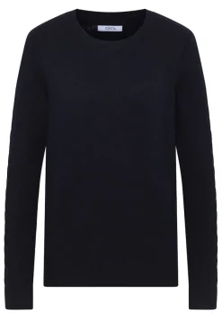 Pullover mit Strickdetail urban dark blue