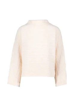 Pullover mit Zopfmuster eggnog