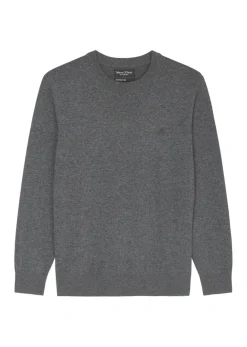 Pullover regular graphite grey melange