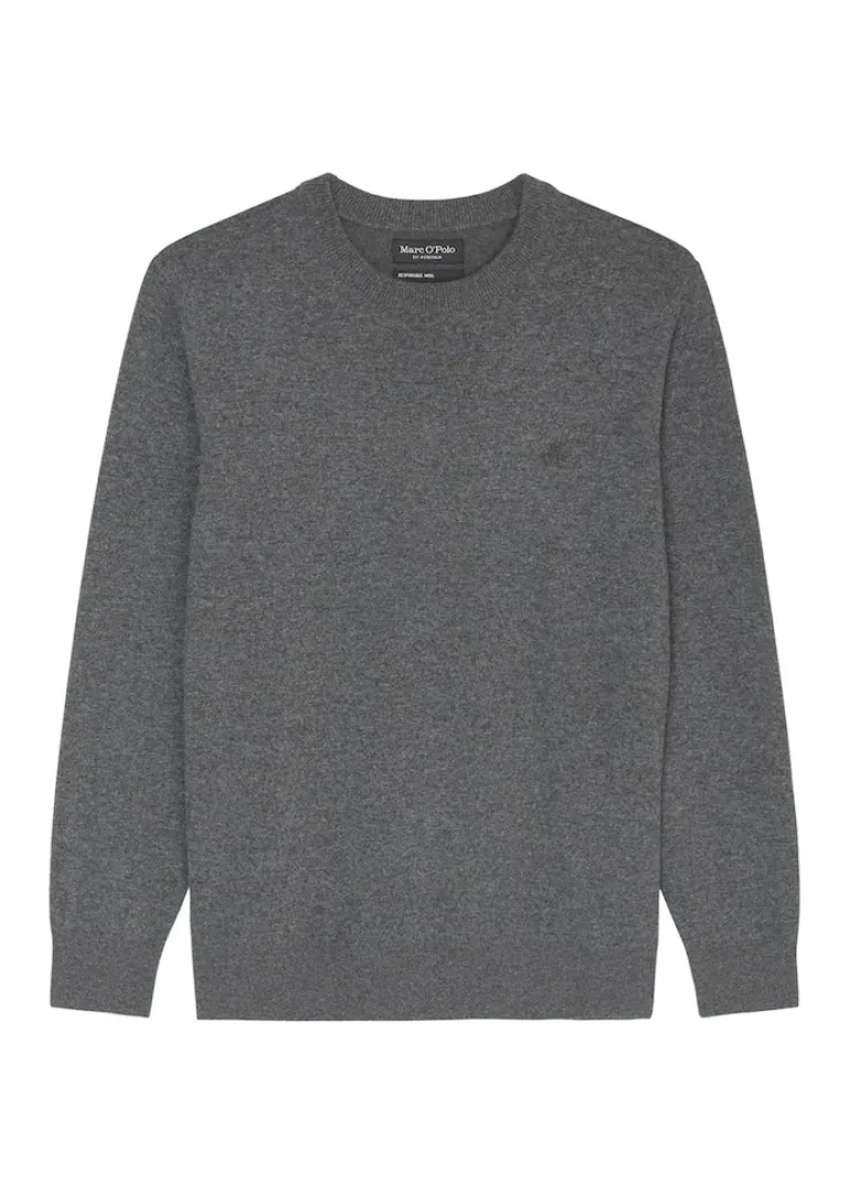Pullover regular graphite grey melange