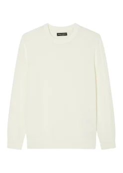 Pullover regular white cotton