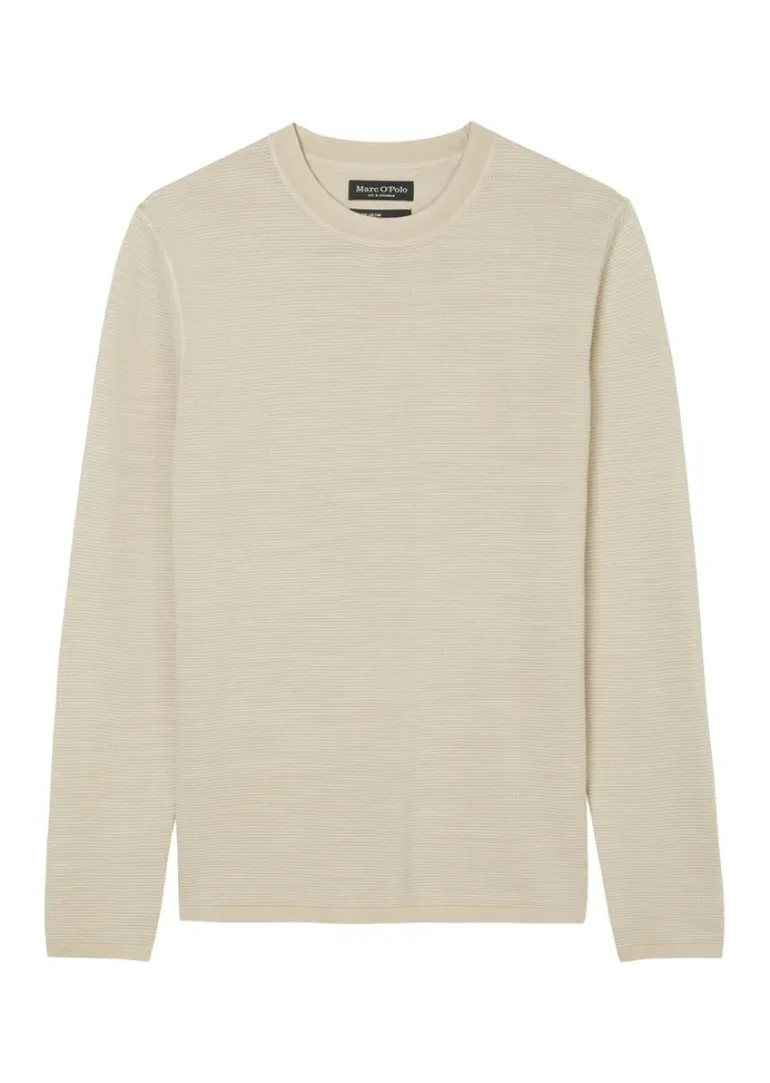 Pullover relaxed gray silk