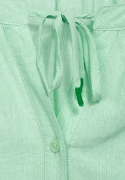 Raglanbluse in Unifarbe soft cheeky green