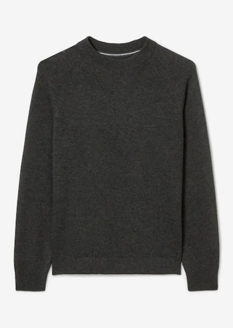 Raglan-Pullover dark grey melange