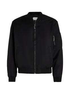 RECYCLED SATEEN HERO BOMBER ck black