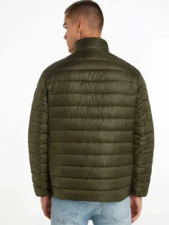 RECYCLED SIDE LOGO JACKET dark olive