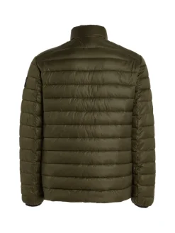 RECYCLED SIDE LOGO JACKET dark olive