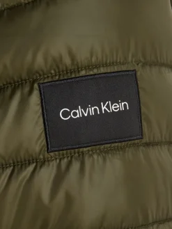 RECYCLED SIDE LOGO JACKET dark olive