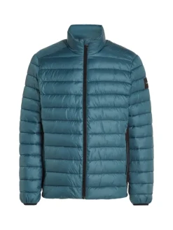 RECYCLED SIDE LOGO JACKET foamy ocean