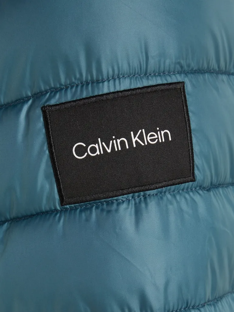 RECYCLED SIDE LOGO JACKET foamy ocean