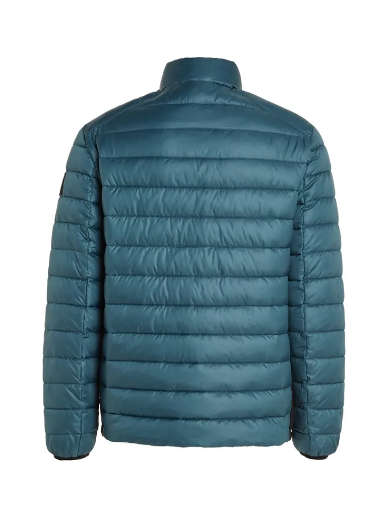RECYCLED SIDE LOGO JACKET foamy ocean