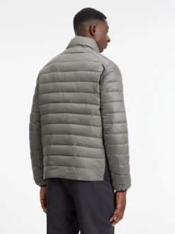 RECYCLED SIDE LOGO JACKET gunmetal
