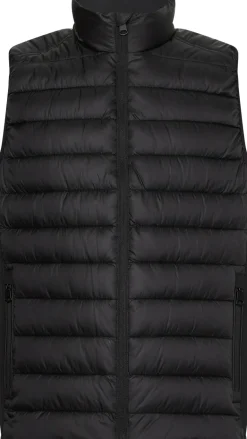RECYCLED SIDE LOGO VEST ck black