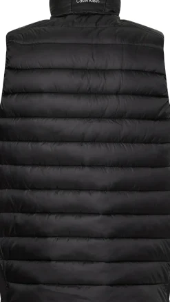 RECYCLED SIDE LOGO VEST ck black