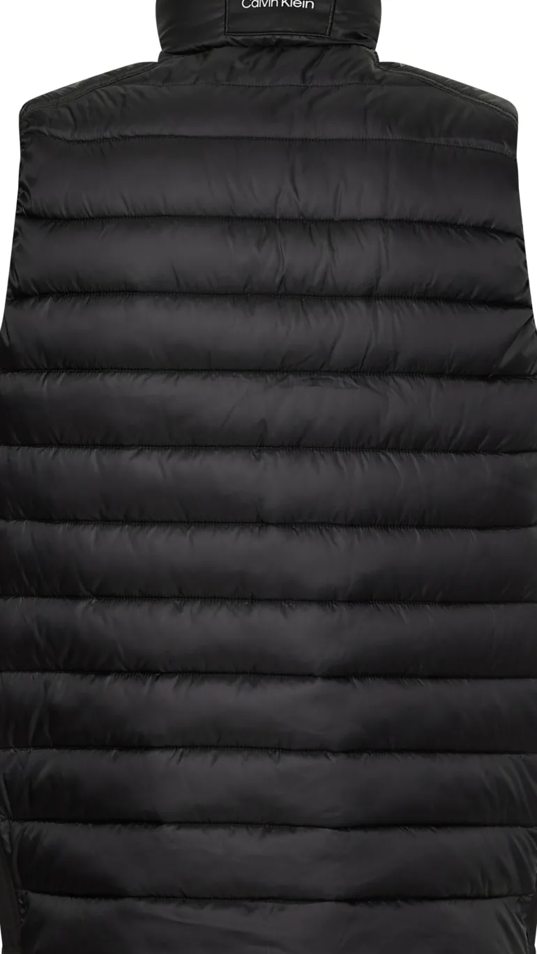 RECYCLED SIDE LOGO VEST ck black
