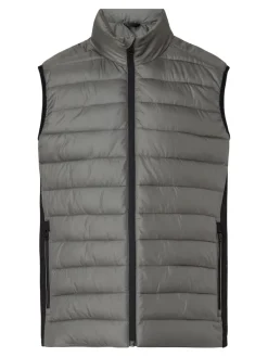RECYCLED SIDE LOGO VEST gunmetal