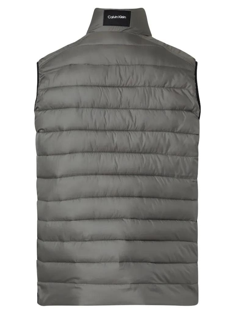 RECYCLED SIDE LOGO VEST gunmetal