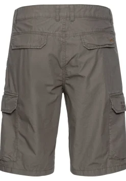Regular Fit Cargo Shorts mit Minimal Print shadow grey