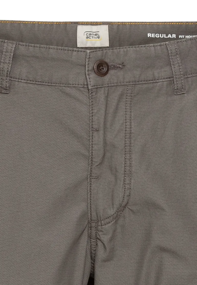 Regular Fit Cargo Shorts mit Minimal Print shadow grey
