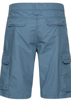 Regular Fit Cargo Shorts mit Minimal Print elemental blue