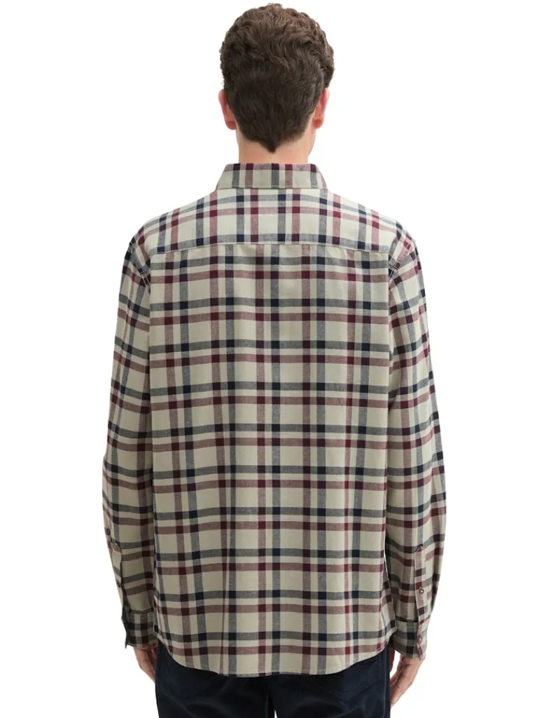 Regular Fit Hemd im Karomuster grass green purple check