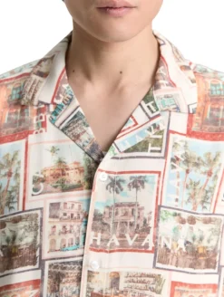 Regular Fit Kurzarmhemd im Hawaii-Look multi color photo design