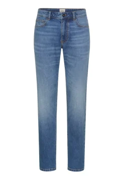 Regular Fit 5-Pocket Hose ocean blue