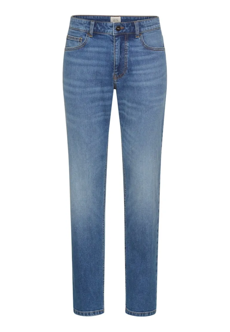 Regular Fit 5-Pocket Hose ocean blue