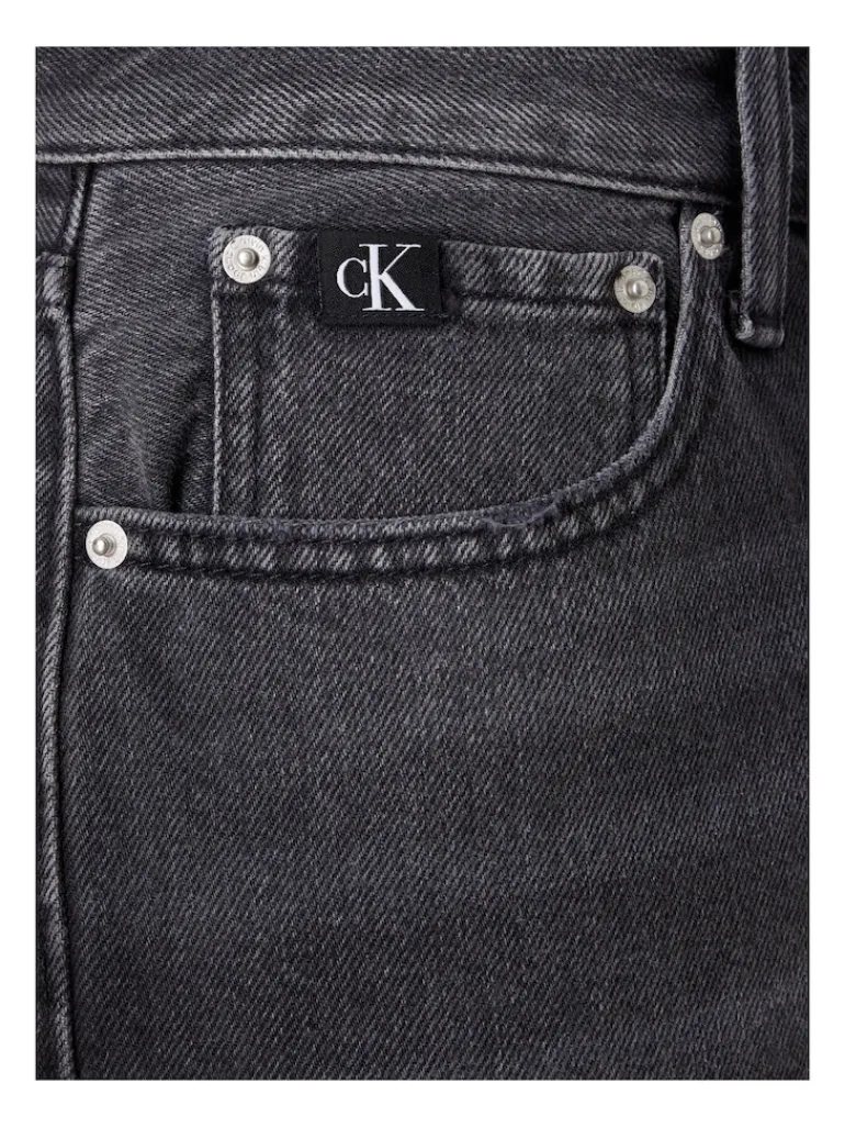 REGULAR SHORT denim black