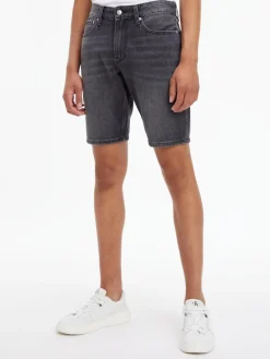 REGULAR SHORT denim black