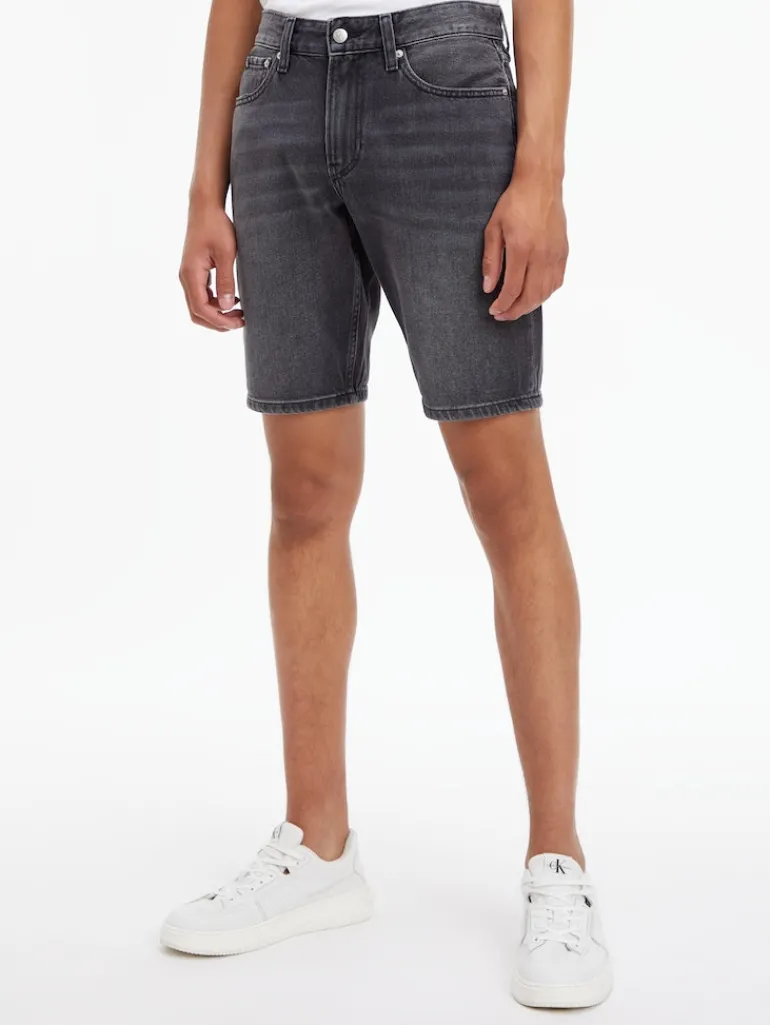 REGULAR SHORT denim black