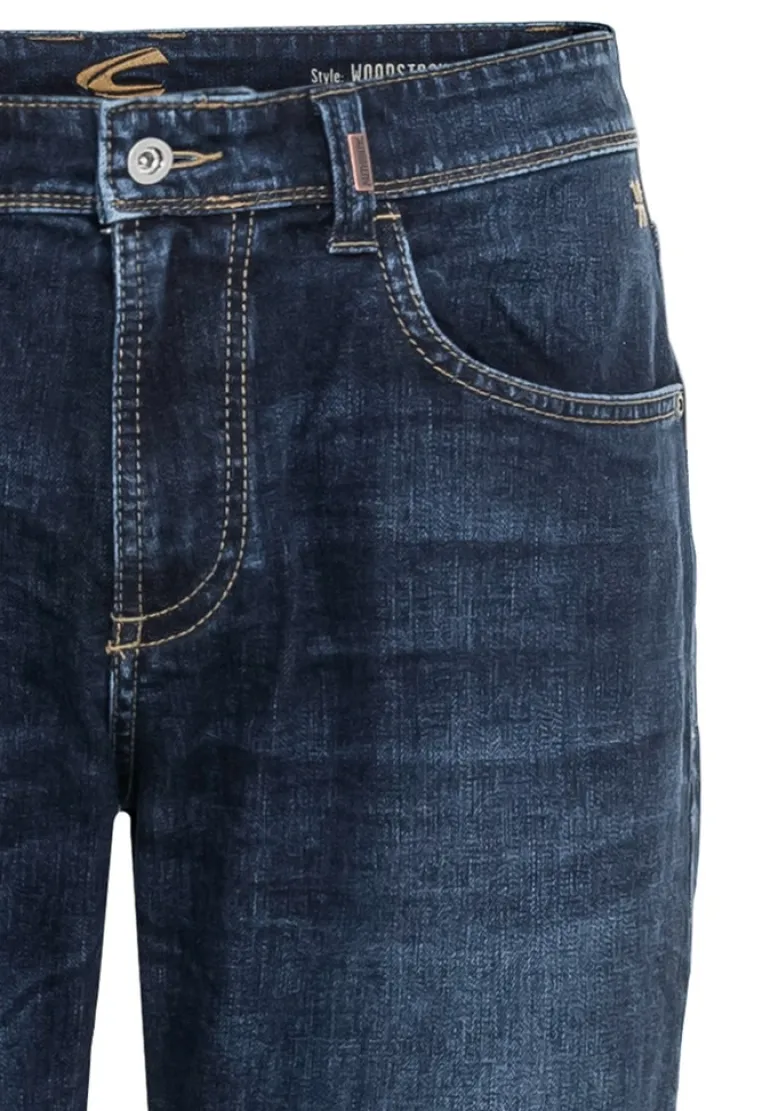 Relaxed Fit 5-Pocket Jeans aus Baumwolle indigo