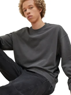Relaxed Sweatshirt washed black
