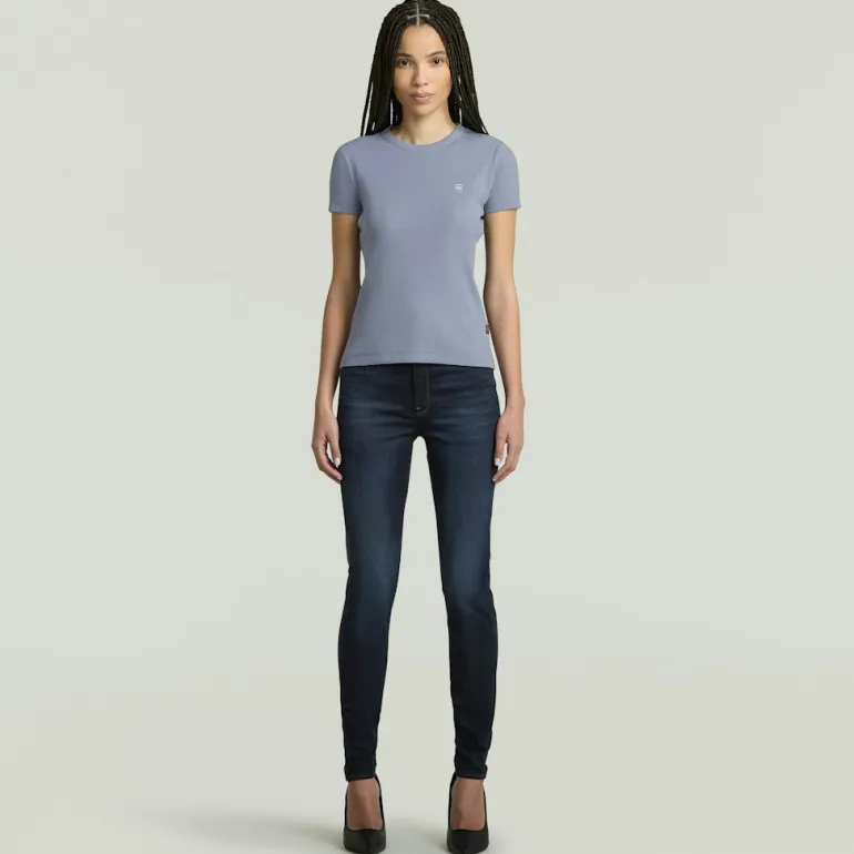 Rib cap sleeve wmn amann