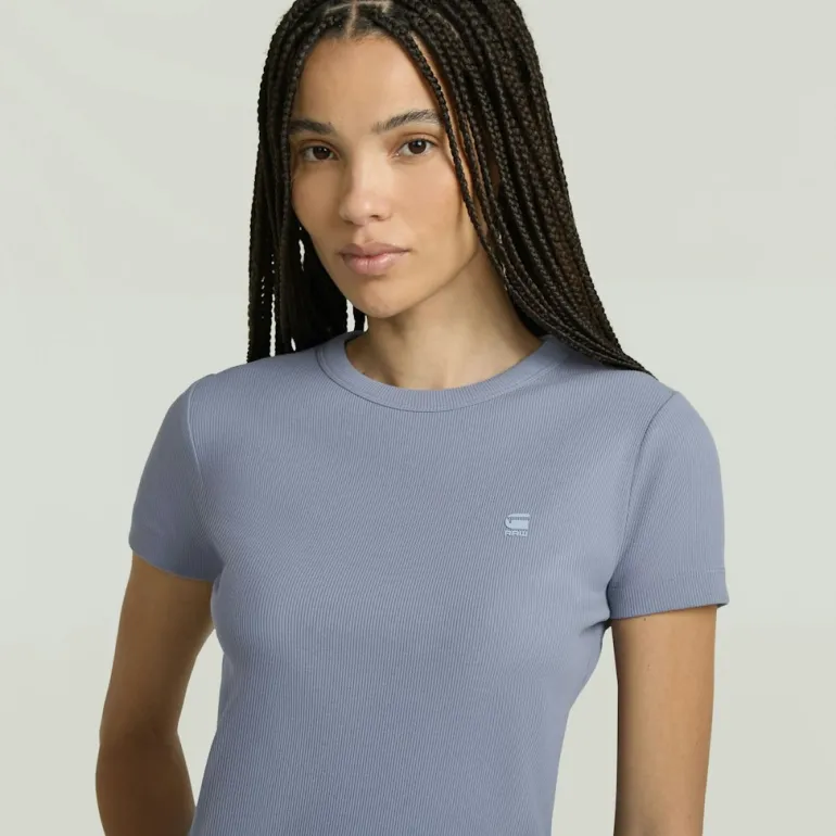 Rib cap sleeve wmn amann