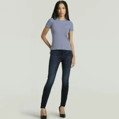 Rib cap sleeve wmn amann