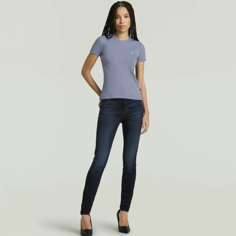 Rib cap sleeve wmn amann