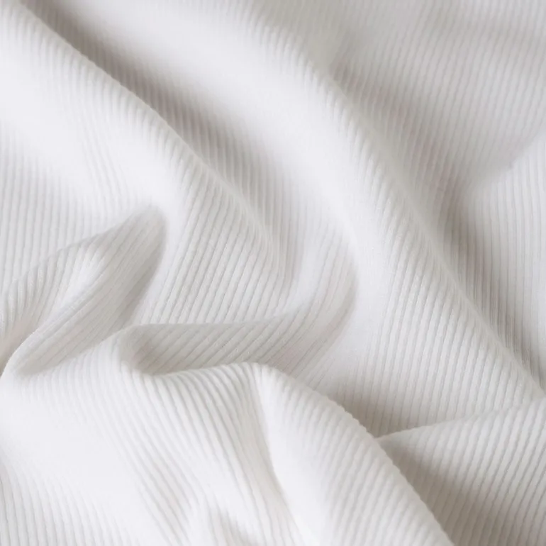 Rib cap sleeve wmn white