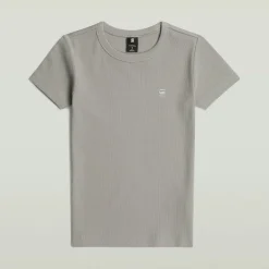 Rib cap sleeve wmn wild dove