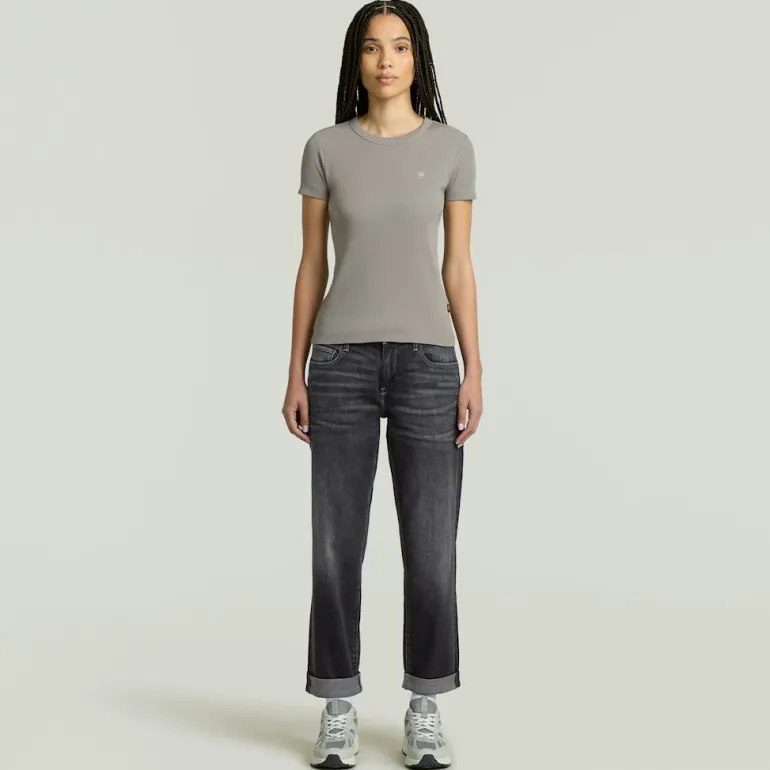 Rib cap sleeve wmn wild dove