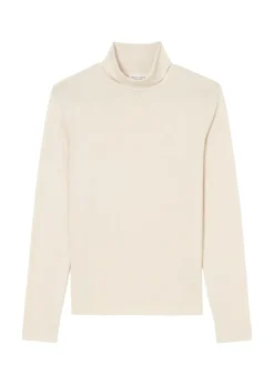 Rollkragen-Longsleeve regular chalky stone